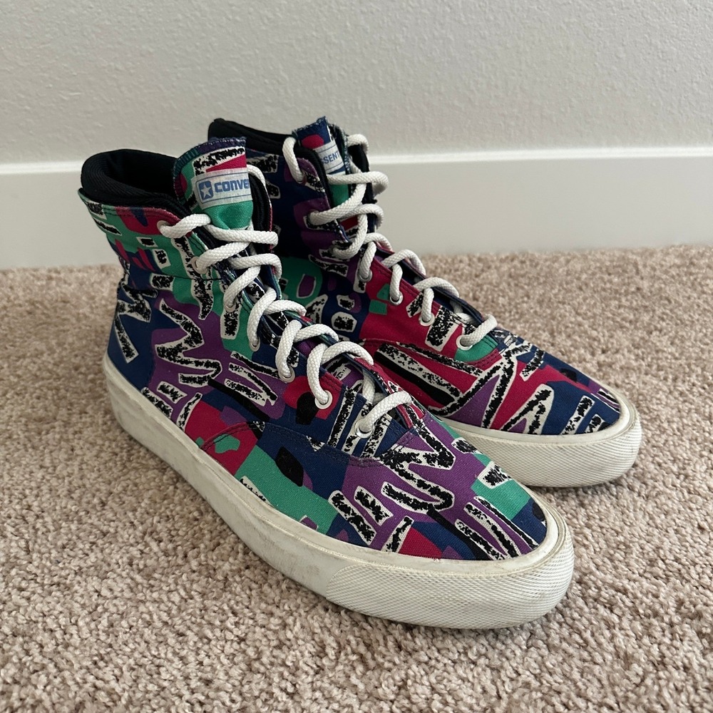 Converse‎ Fear of God Essentials Skidgrip Mens 12 Multicolor 80s Graphic 169888C